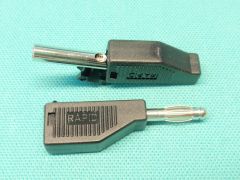 4mm Stackable Plug - Black