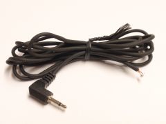 160913  3.5mm Mono Right Angle Plug 2 Core Cable