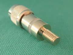 165360 - TNC Plug to M6 x 10mm Stud Mounting Connector for whip antennas