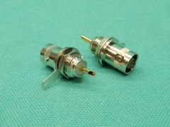 170058/05 - BNC Bulkhead Socket ( Single Hole) 5mm Thread, Solder Spill