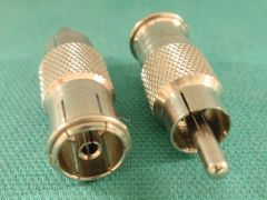 Phono Plug / Belling Lee Socket Interseries Adaptor