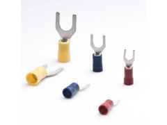 RED, BLUE & YELLOW - Fork Pre Insulated Crimp Terminals - END OF LINE