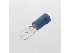 BLUE - Push-On Male Pre Insulated Crimp Terminals - END OF LINE