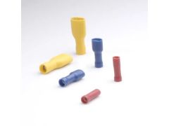 RED, BLUE & YELLOW - Push-On T.I. Pre Insulated Crimp Terminals - END OF LINE