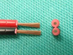 Red & Black Twin Cable