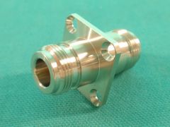 N Coupler Female / Female 4 Hole Panel