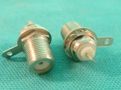 170237 Single hole bulkhead F socket