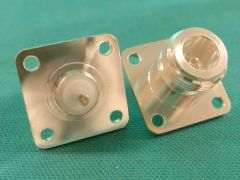160825 - N Panel Socket (4 Hole Fixing) Solder Spill