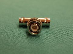 BNC 'T' Connector Female / Male / Female