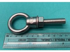 BE530 Long Shank Eye Bolt 12mm x 50mm SS