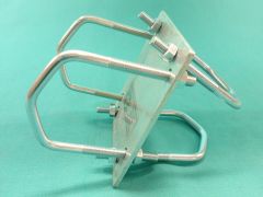 BE611/2.5 - Steel Crossover Plate 2.5" x 2.5"