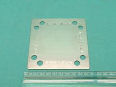 BE662SS  2" x 2" Crossover Plate & Bolt Packs A4 Marine Grade Stainless Steel (T316)