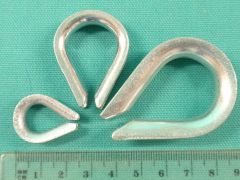 BE904 - Wire Thimbles BZP, 4mm - 8mm 