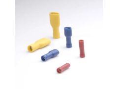 RED, BLUE & YELLOW - Push-On T.I. Pre Insulated Crimp Terminals - END OF LINE